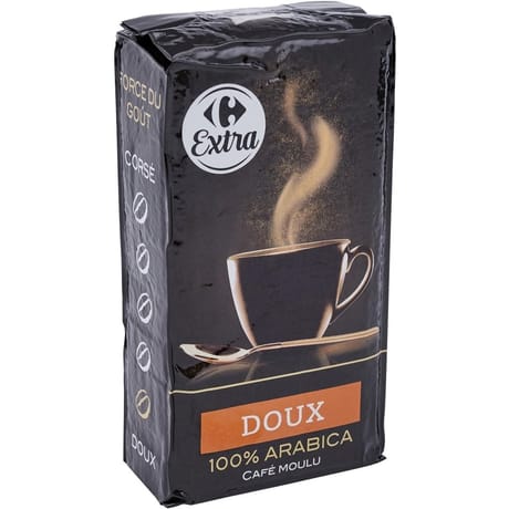 Carrefour extra café moulu doux - 250G