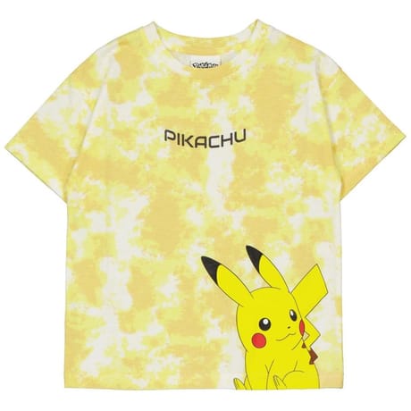 Tee shirt manches courtes pokemon JAUNE PIKACHU 8 ANS