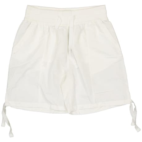 Short microfibre uni femme BLANC T46/48