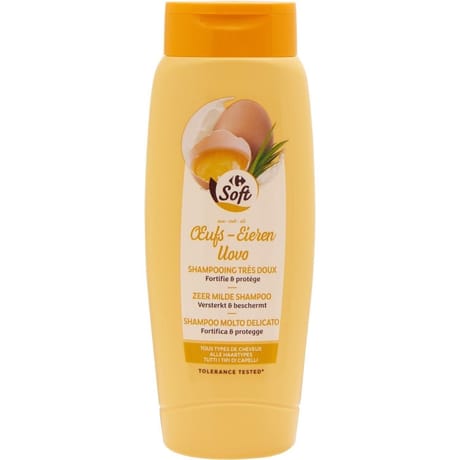 Carrefour soft shampooing très doux aux oeufs 500ml