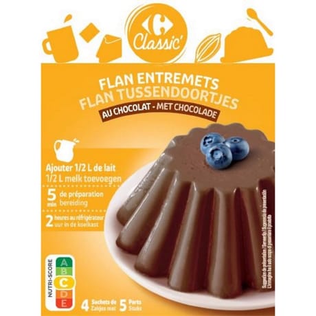 Carrefour préparation entremet au chocolat 220g