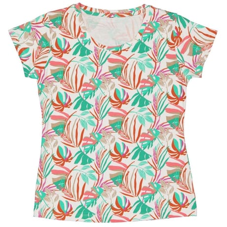Tee shirt manches courtes femme EXOTICAL AOP 50\52