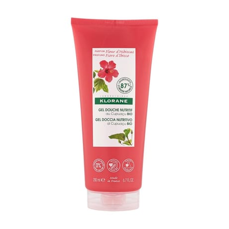 Klorane gel douche fleur d'hibiscus au beurre de Cupuacu bio 200ml