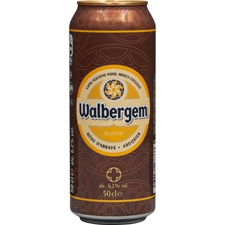 Walbergem bière blonde d'abbaye 50cl