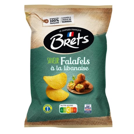 Brets saveur chips falafels à la libanaise 125g