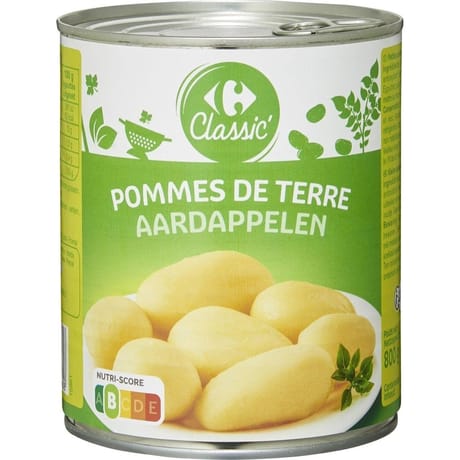 Carrefour classic' pommes de terre 530g
