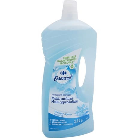 Carrefour essential nettoyant ménager fraîcheur alpine 1.5l