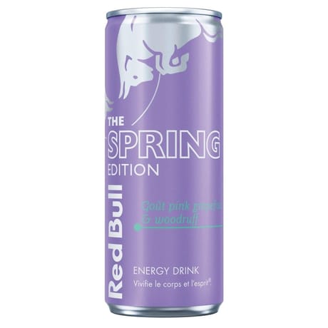Red bull boisson energisante the spring edition woodruff et pink