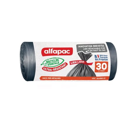 Alfapac sacs x20 maxi poids 30l