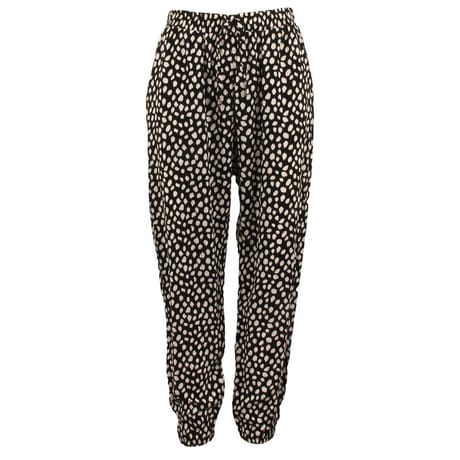 Pantalon femme BLACK/BLANC AOP T52