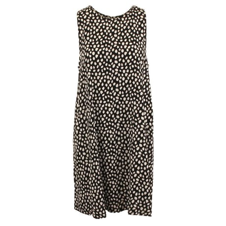 Robe courte femme BLACK/WHITE AOP T38