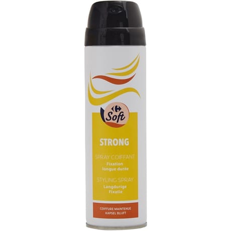 Carrefour soft spray coiffant fort 250ml