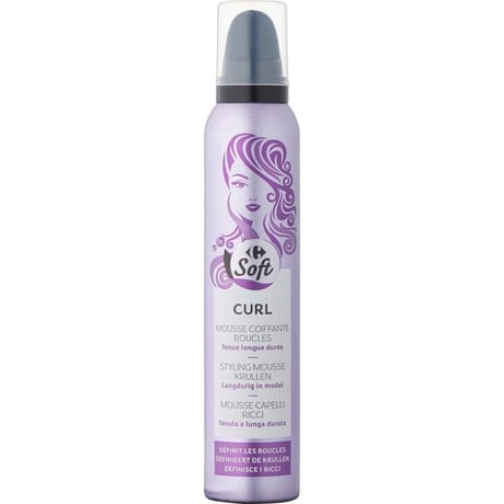 Carrefour soft mousse coiffante boucles  200ml