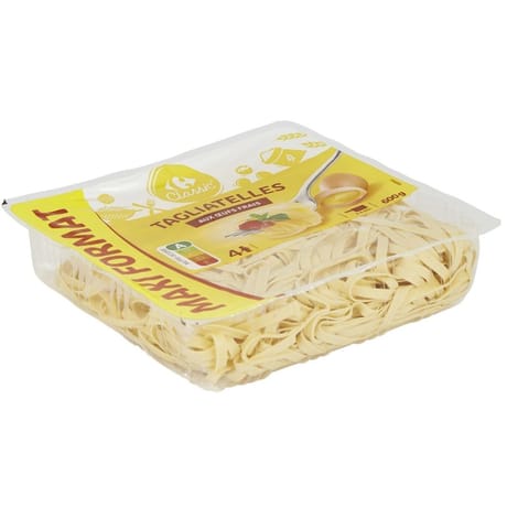Carrefour classic' pâtes fraîches tagliatelles 600g