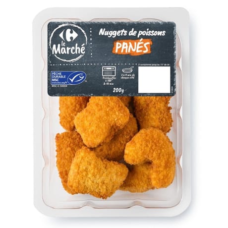Nugget de poisson panées 200g