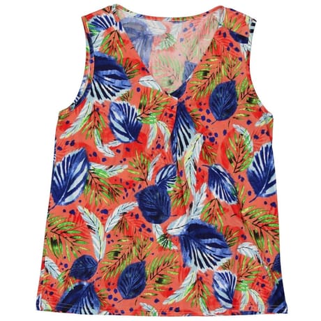 Top sans manches IMP. BLEU/ORANGE 50\52