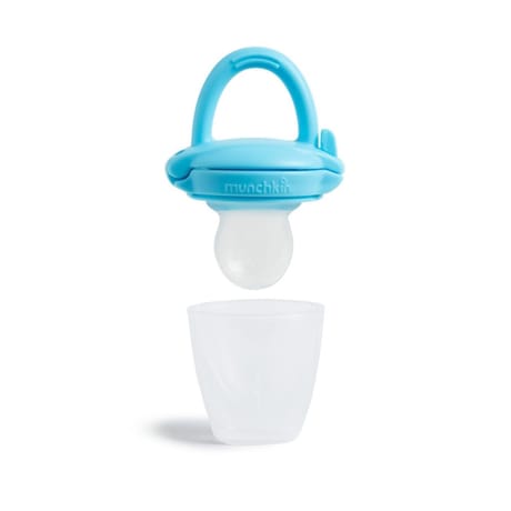Grignoteur anneau d'alimentation bleu pour bébé Munchkin