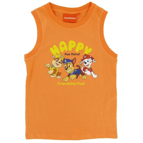 Tee shirt sans manches pat patrouille ORANGE PAT PATROUILLE 5 ANS