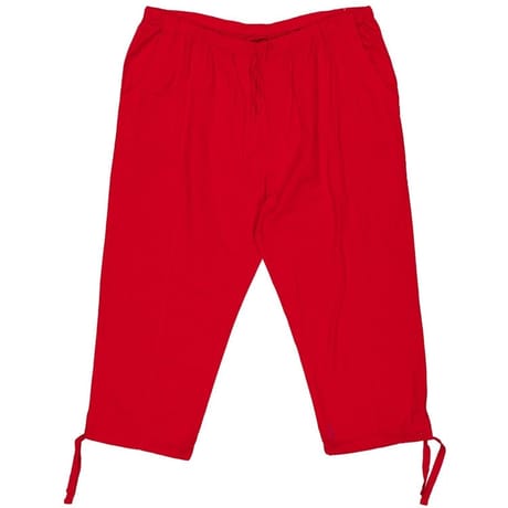 Pantacourt femme ROUGE T52