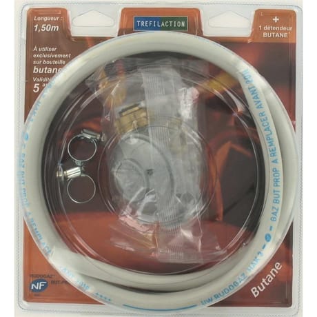 Tréfilaction kit tube 1.5 m + détendeur butane