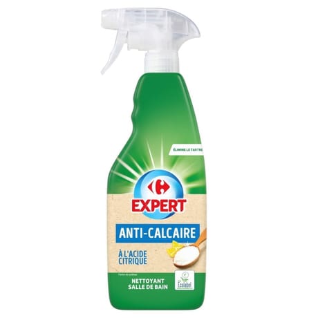 Carrefour expert nettoyant salle de bain anti-calcaire 750ml