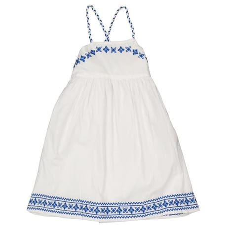 Robe bretelles WHITE 10 ANS