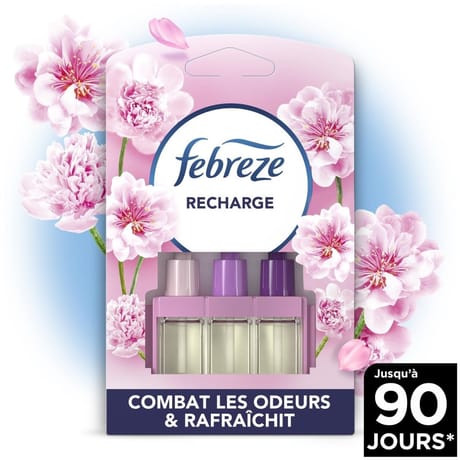 Febreze recharge désodorisant électrique fleur naissante