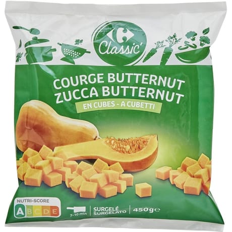 Carrefour classic' butternut cubes 450g