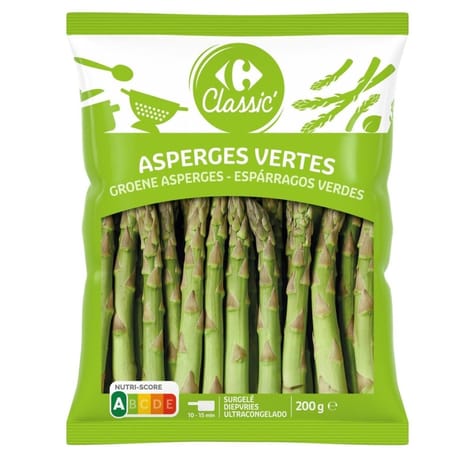 Carrefour classic' asperges vertes 200g