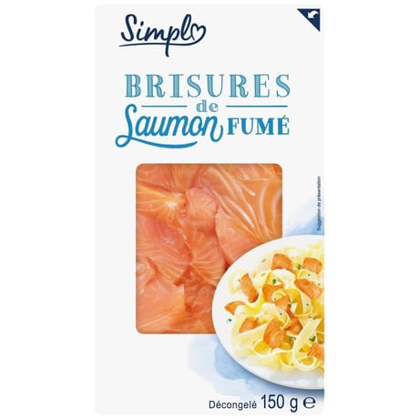 Simpl brisure saumon fumé 150g