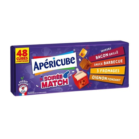 Apéricube édition soirée match 48c 250g