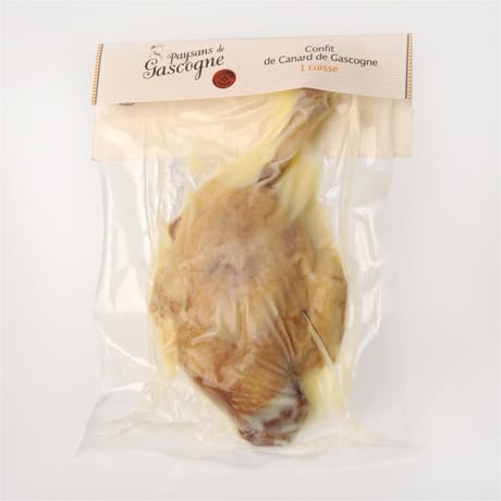 Cuisse de canard confite 220g Paysans de gascogne