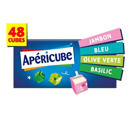 Apéricube cocktail 48 cubes 250g