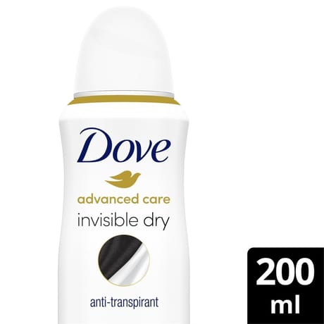 Dove advanced déodorant invisible dry aérosol 200ml