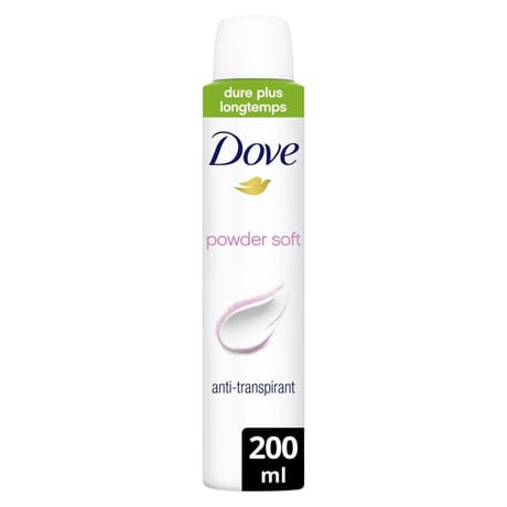 Dove déodorant spray semi-compressé anti-transpirant power 200ml