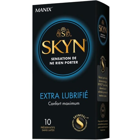 Manix préservatifs skyn extra lubrifiées x10