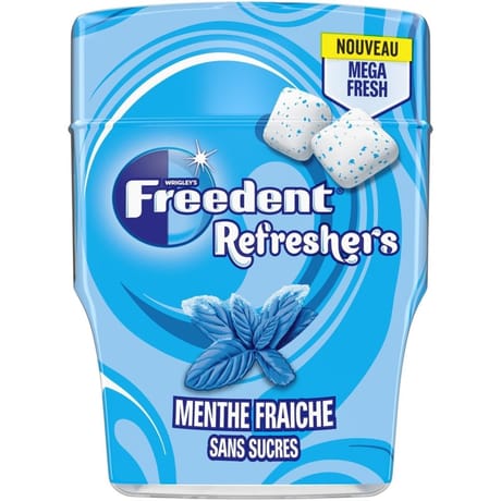 Freedent refresher menthe fraiche 67g