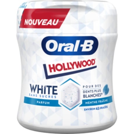 Hollywood bottle oral-b white menthe fraiche 76g