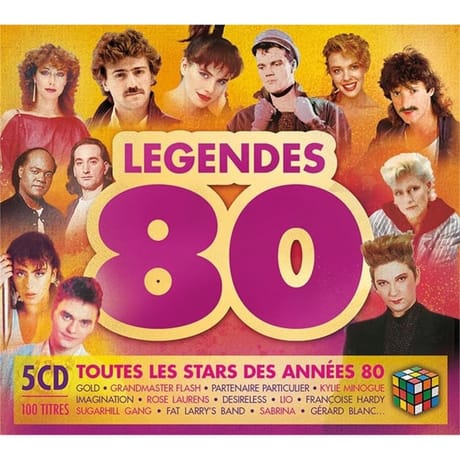 Cd légendes 80 5 cd digipack