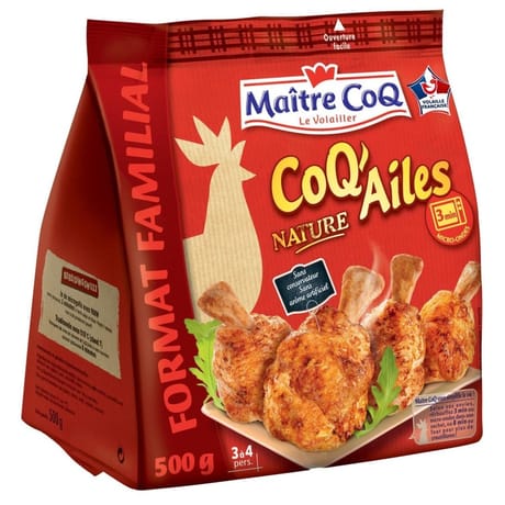 Maître Coq coq'ailes nature sac maxi pack 500g