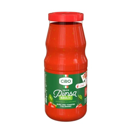 Ciro sauce pinsa basilic