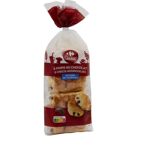 Carrefour classic' 8 pains au chocolat 360g