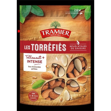 Tramier duo d'amandes grillés les torrefies tellement + intense 175g