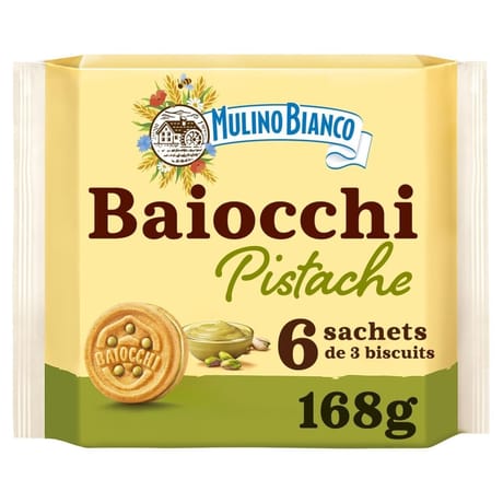 Mulino bianco biscuits pistacchio 168g