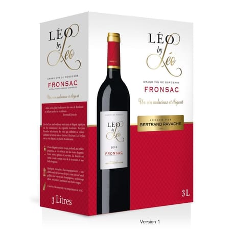 Fronsac Rouge Leo By Leo 12.5% Vol. Bib 3 l