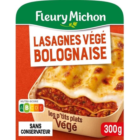 Fleury michon lasagnes façon bolognaise 300g
