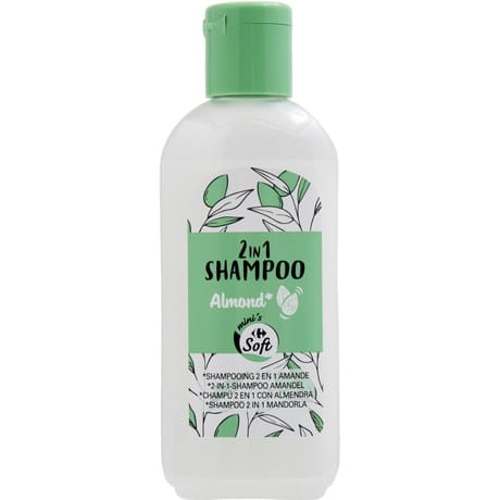 Carrefour soft shampooing 2 en 1 amande 100ml