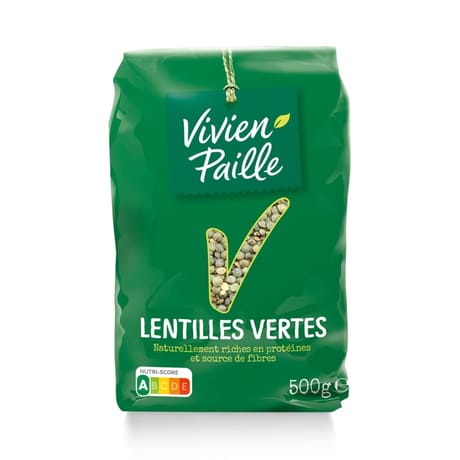 Vivien Paille lentilles vertes cello 500g