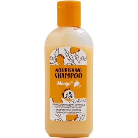 Carrefour soft shampooing nourrissant à la mangue 100ml