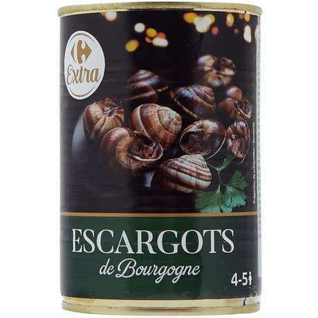 Carrefour extra escargots de Bourgogne 400g